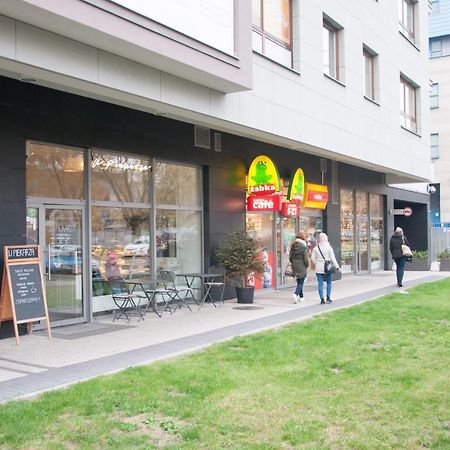 Apartament Cybernetyki Mokotow Warschau Buitenkant foto