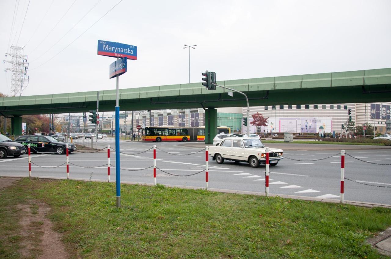 Apartament Cybernetyki Mokotow Warschau Buitenkant foto