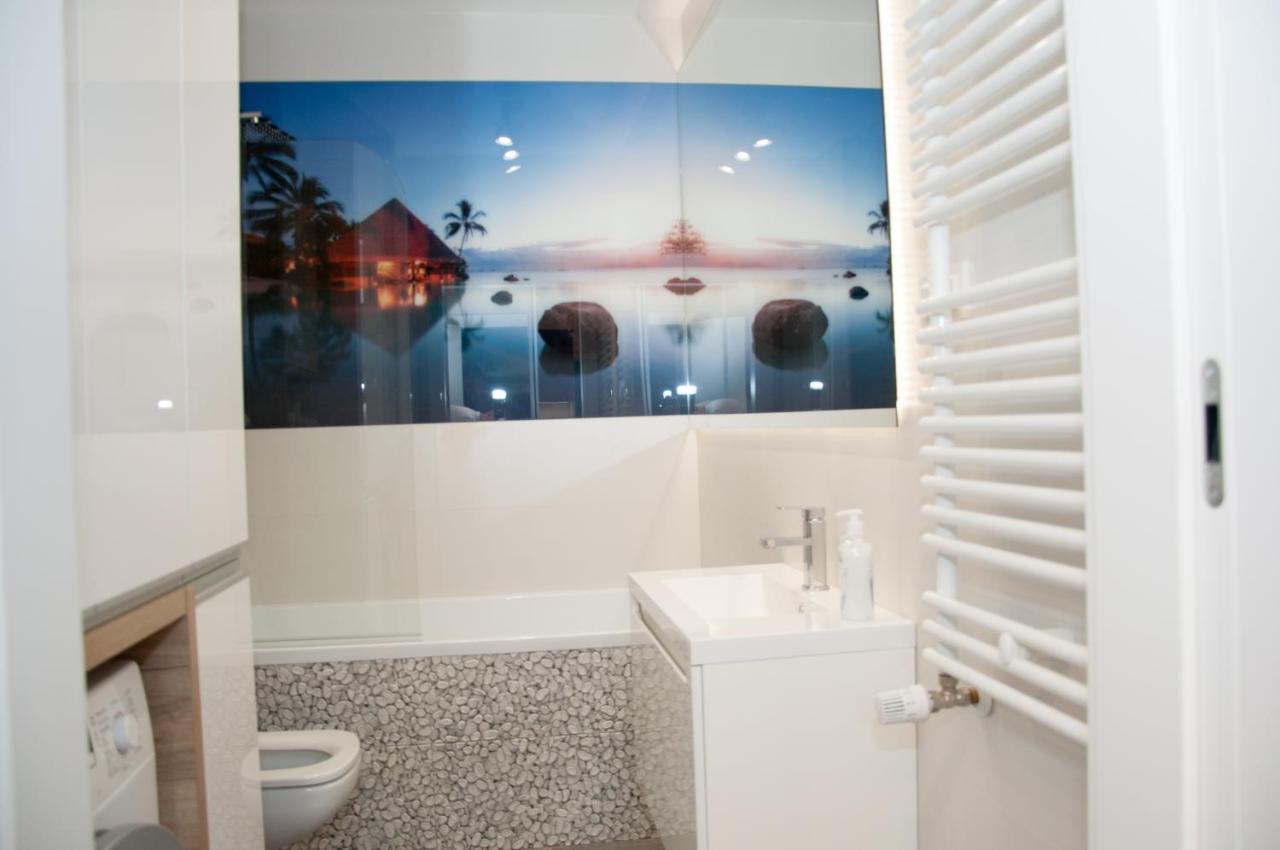 Apartament Cybernetyki Mokotow Warschau Buitenkant foto