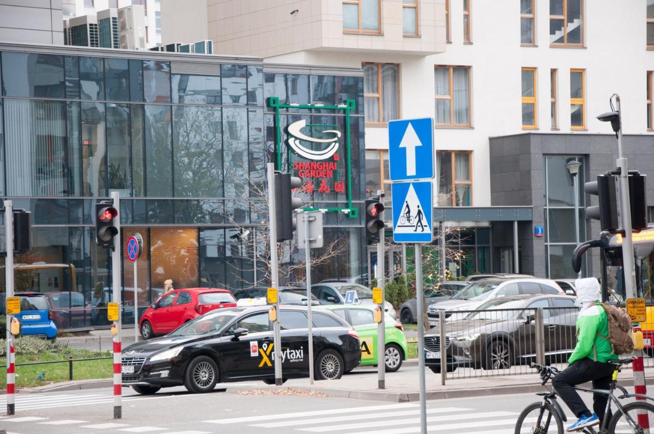 Apartament Cybernetyki Mokotow Warschau Buitenkant foto