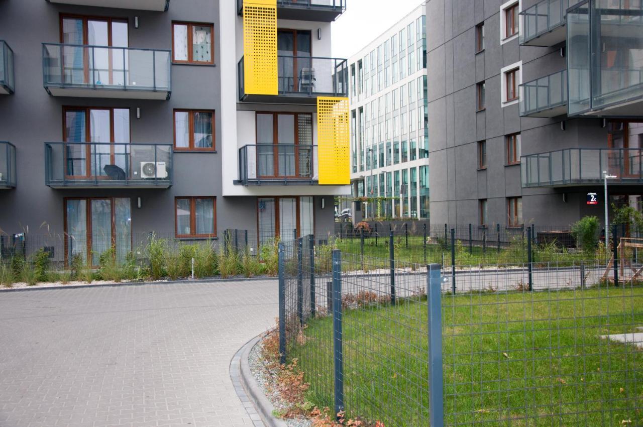 Apartament Cybernetyki Mokotow Warschau Buitenkant foto