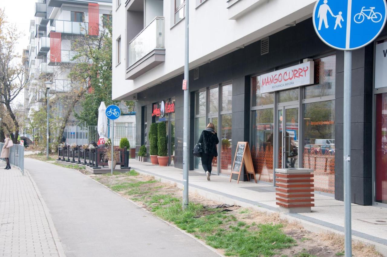 Apartament Cybernetyki Mokotow Warschau Buitenkant foto