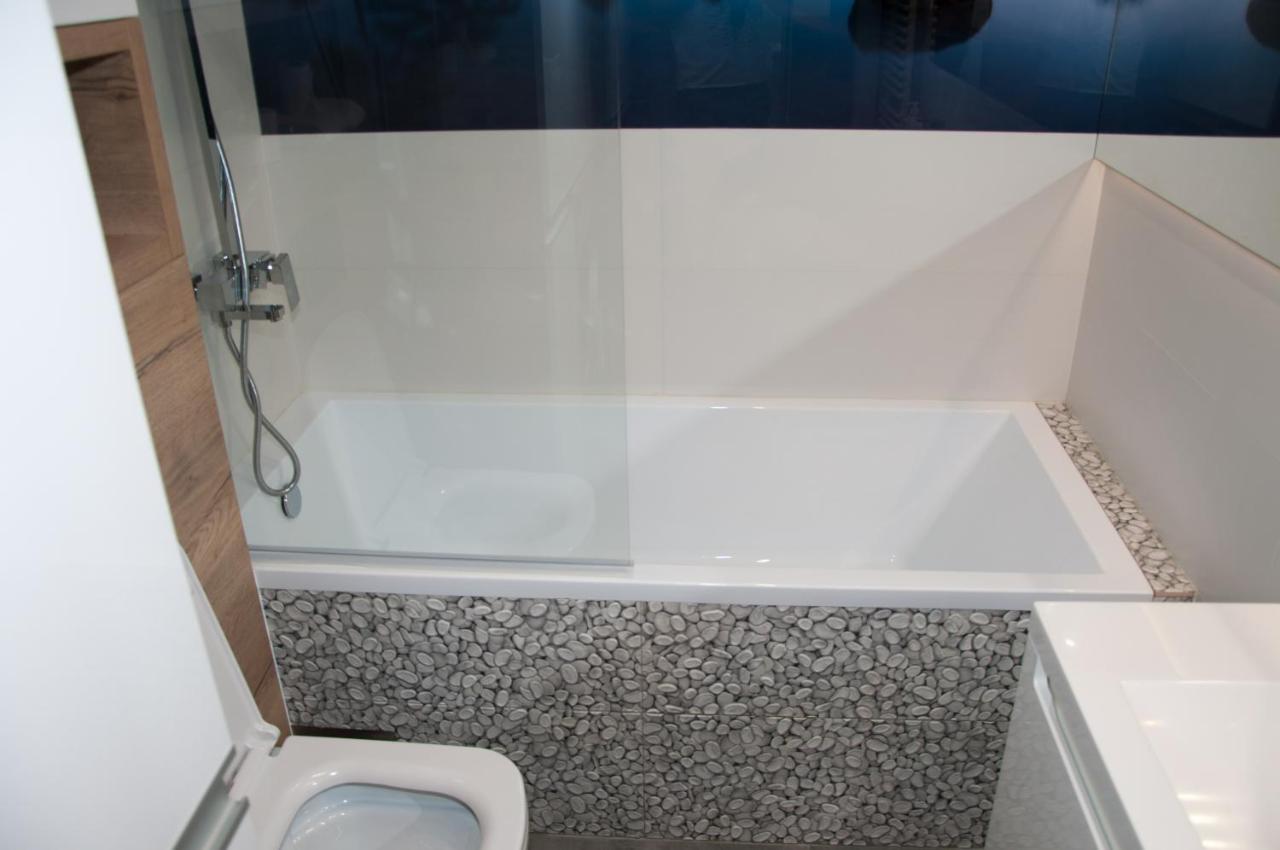 Apartament Cybernetyki Mokotow Warschau Buitenkant foto