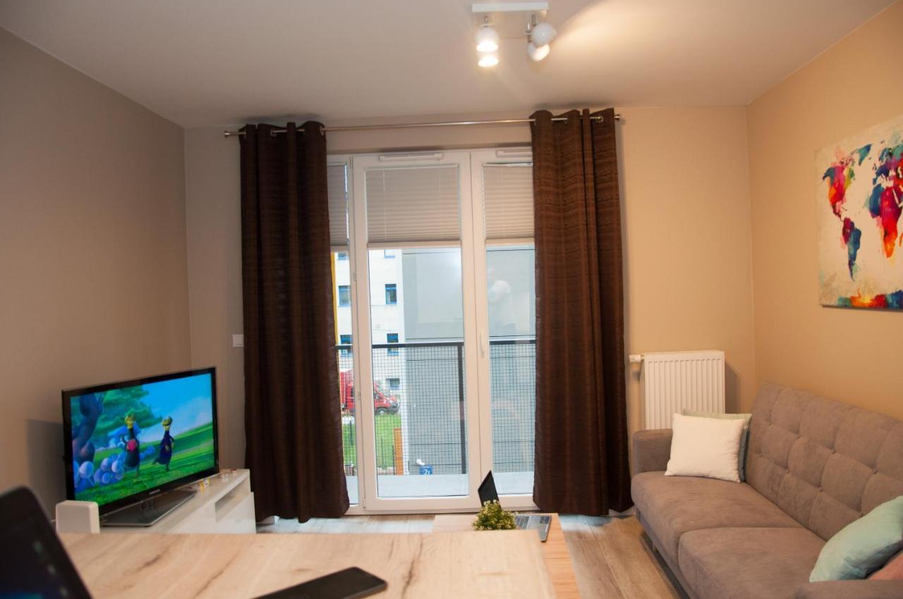 Apartament Cybernetyki Mokotow Warschau Buitenkant foto