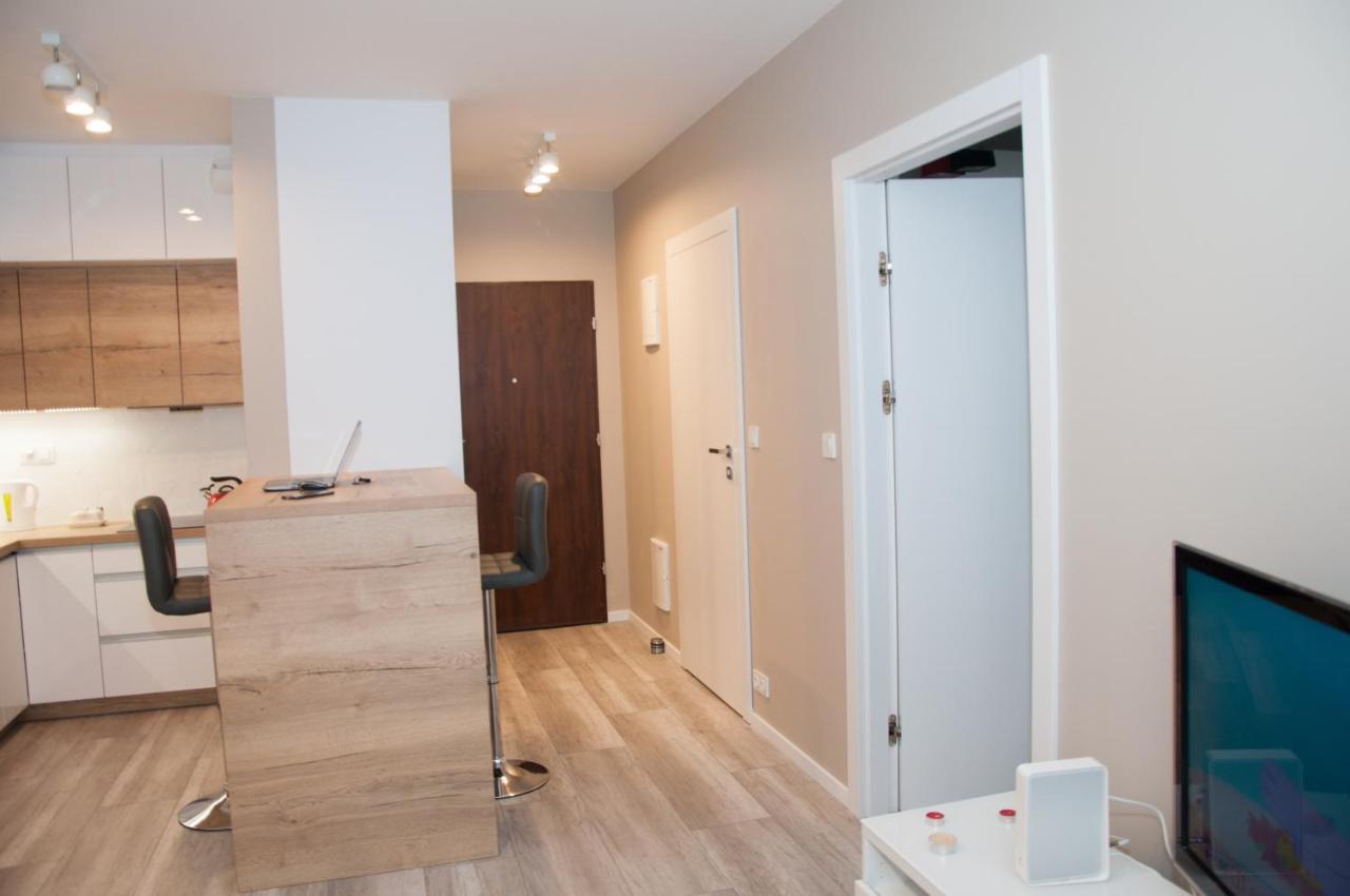 Apartament Cybernetyki Mokotow Warschau Buitenkant foto