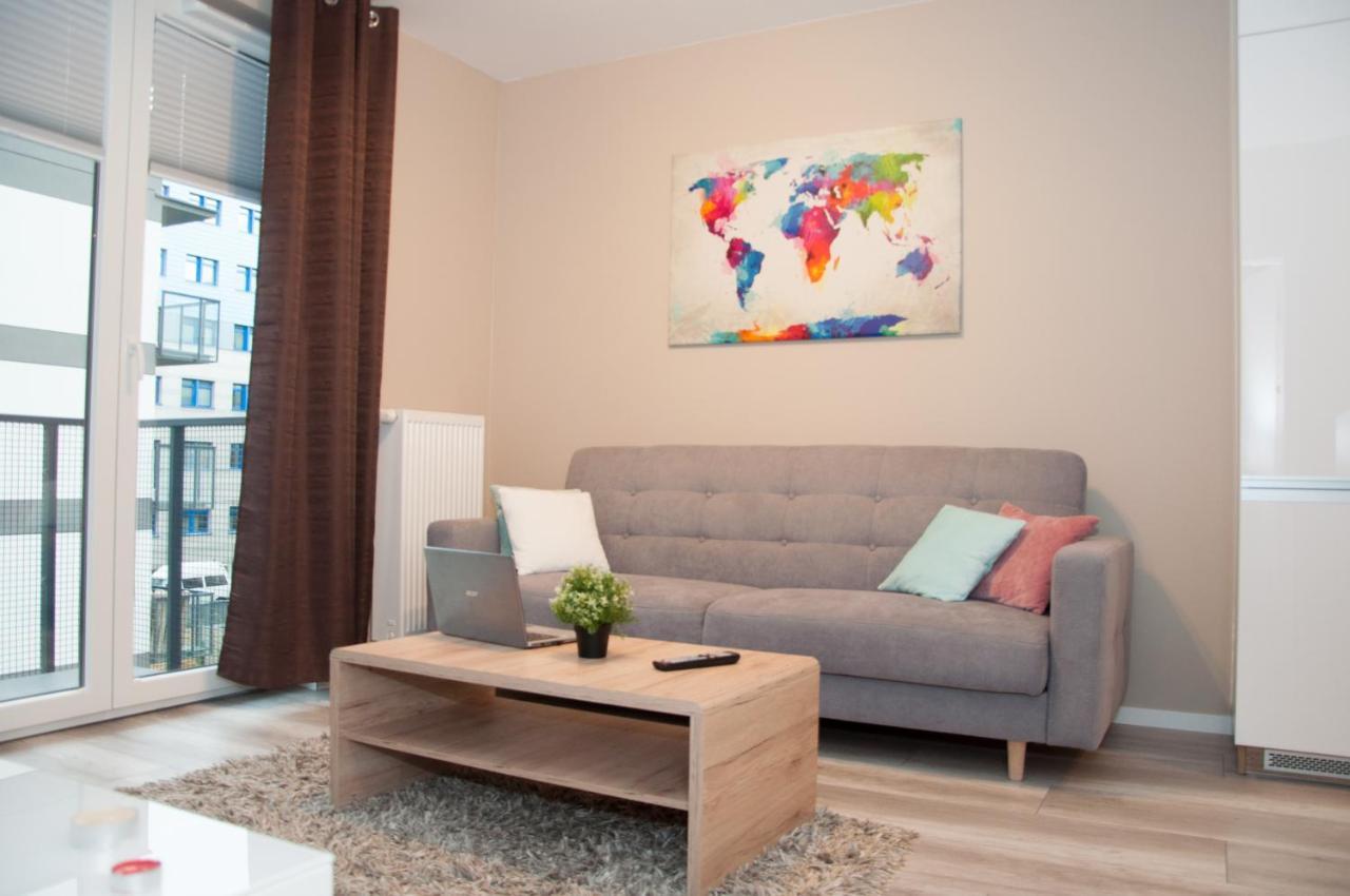 Apartament Cybernetyki Mokotow Warschau Buitenkant foto